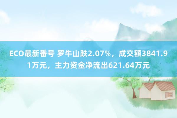 ECO最新番号 罗牛山跌2.07%，成交额3841.91万元，主力资金净流出621.64万元